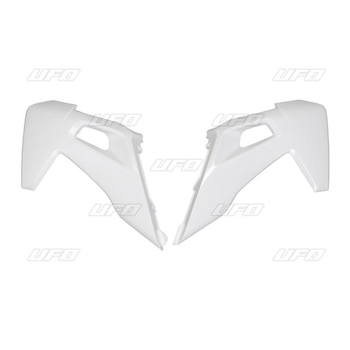 UFO RADIATOR GUARD HUSQV White - Driven Powersports