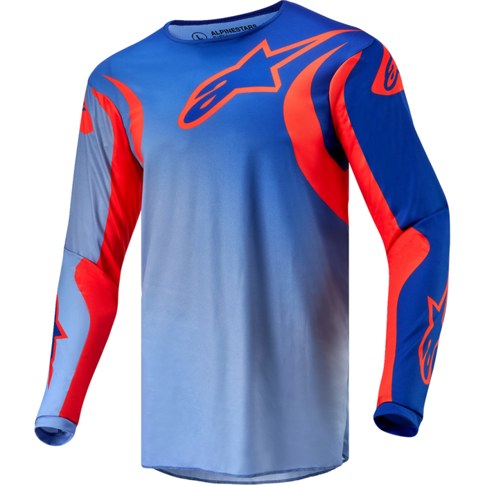 ALPINESTARS JERSEY F-LUCE Blue/Orange Front - Driven Powersports