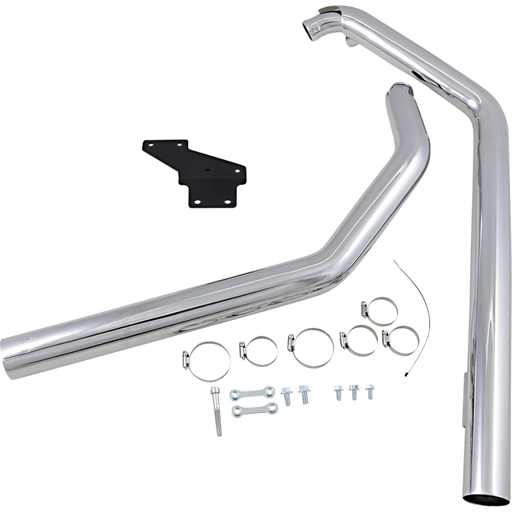 VANCE & HINES 86-11 SOFTAIL STRAIGHTSHOTS 2:2 FS CHROME Front - Driven Powersports