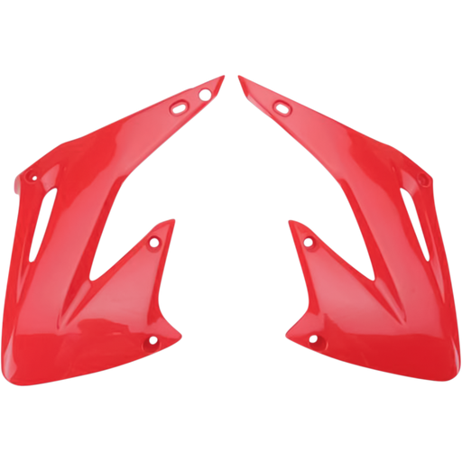 UFO CR125/250 02-07 RAD COVERS 00RED Other - Driven Powersports