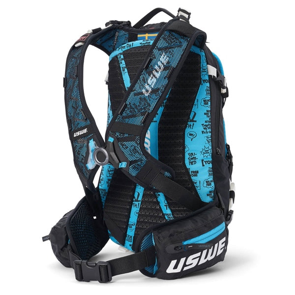 USWE BACKPACK MTB PROTECTOR FLOW 16L Blue - Driven Powersports