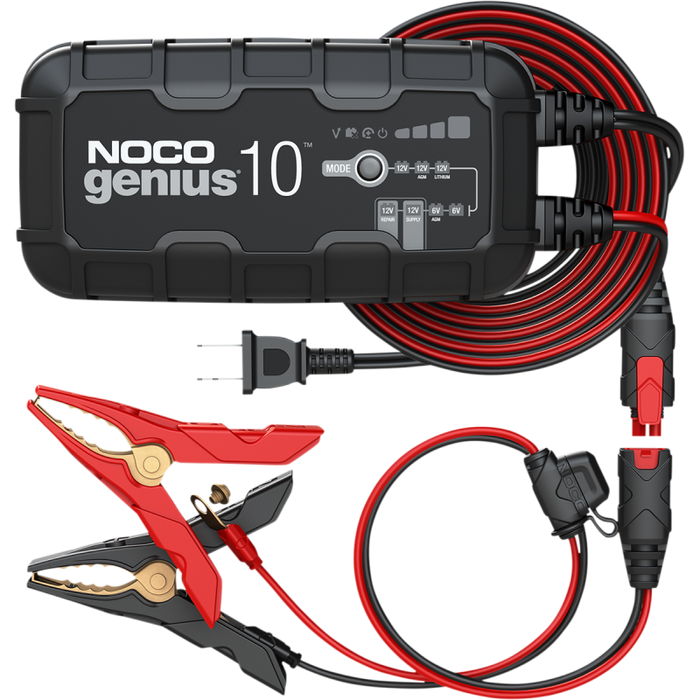 NOCO 10A Battery Charger Front - Driven Powersports