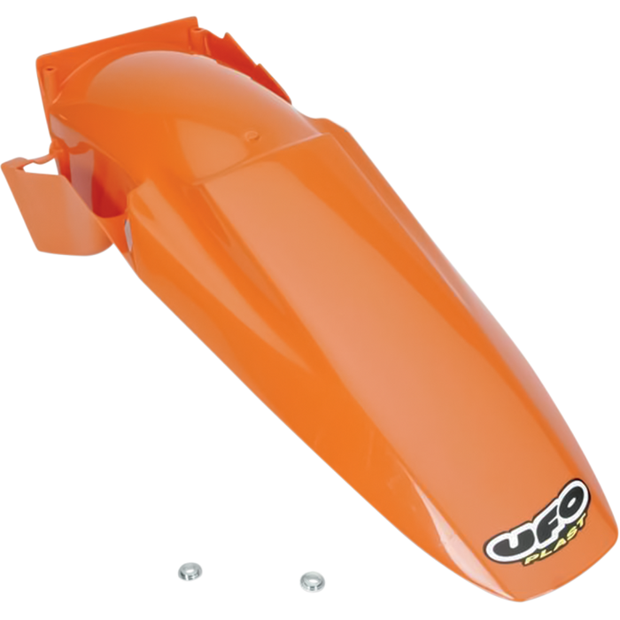 UFO KTM MULTIFIT 98-03 MX REAR FENDER 98ORNG 3/4 Front - Driven Powersports