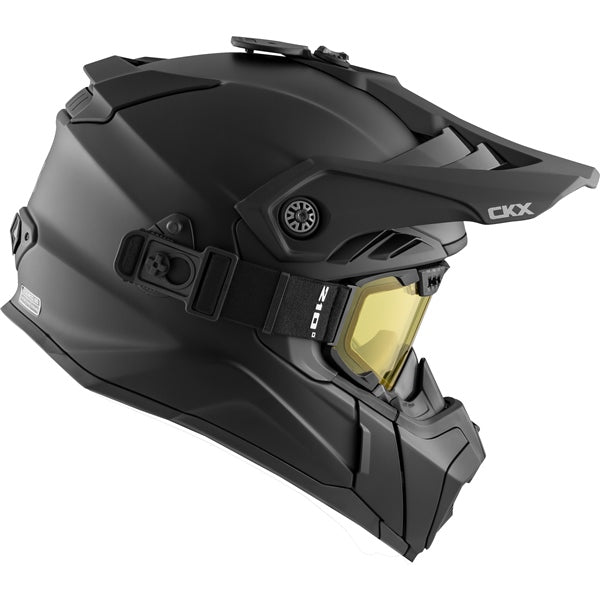 CKX HELM TITAN AF DL SOLID MAT Black XS - Driven Powersports