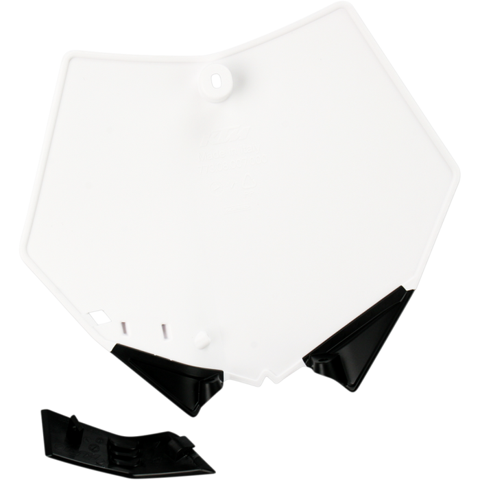 ACERBIS KTM MULTIFIT FRONT NUMBER PLATE White Bottom - Driven Powersports