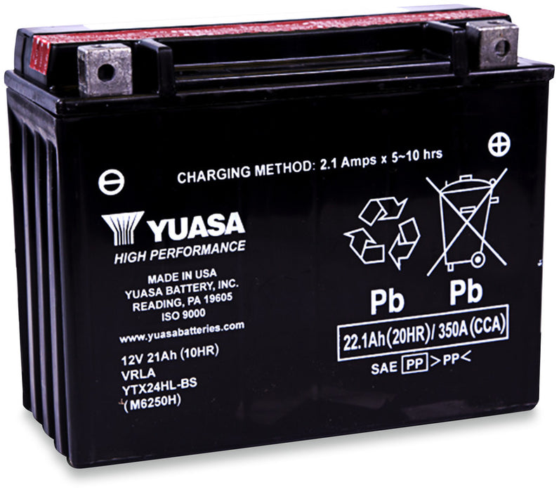 YUASA YTX24HL-BS HI-PERF W/ACID PACK Other - Driven Powersports