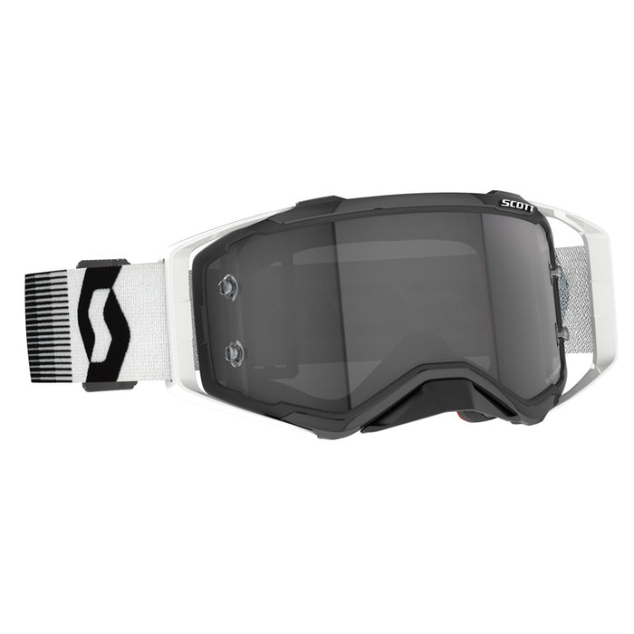 SCOTT USA PROSPECT SAND DUST GOGGLES BLACK/WHITE -LIGHT SENSITIVE GREY WORKS Grey - Driven Powersports