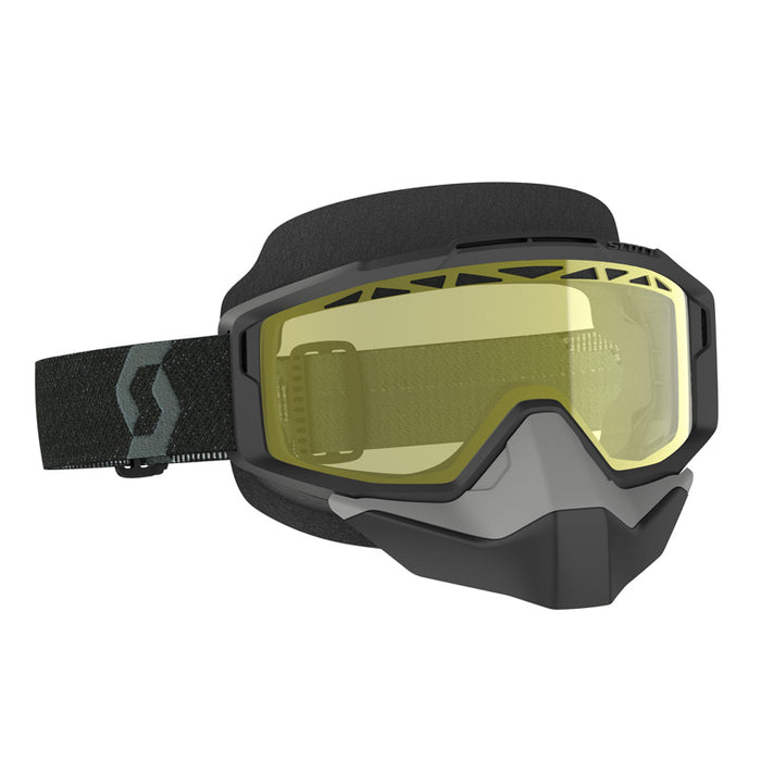 SCOTT USA SPLIT OTG SNOWMOBILE GOGGLES (BLACK/YELLOW) Black Yellow - Driven Powersports