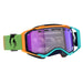 SCOTT USA PROSPECT SNOWMOBILE GOGGLES (BLUE/ORANGE - LIGHT SENSITIVE BLUE CHROME) Blue - Driven Powersports