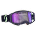 SCOTT USA PROSPECT SNOWMOBILE GOGGLES (DARK PURPLE/MINT GREEN - LIGHT SENSITIVE BLUE CHROME) Blue - Driven Powersports