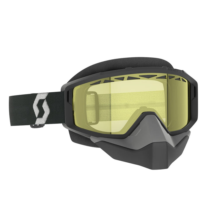 SCOTT USA PRIMAL SNOWMOBILE GOGGLES (BLACK/WHITE - YELLOW) Yellow - Driven Powersports