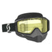 SCOTT USA SPLIT OTG SNOWMOBILE GOGGLES (BLACK/WHITE - YELLOW) Yellow - Driven Powersports