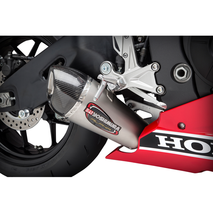 YOSHIMURA 17-22 CBR1000RR/SP ALPHA T FS SS/SS/CF WF Application Shot - Driven Powersports