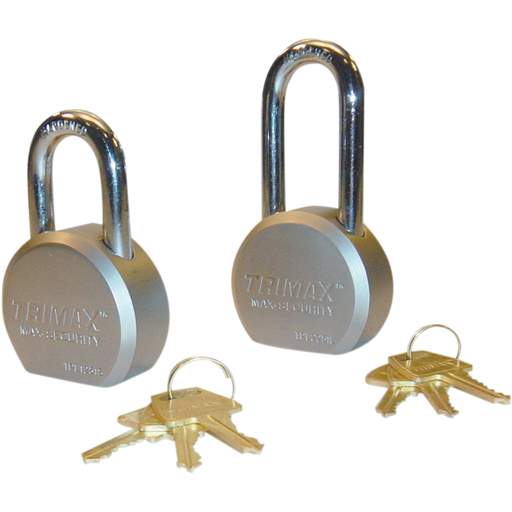 TRIMAX PADLOCK STEEL 1.25" White 3/4 Front - Driven Powersports