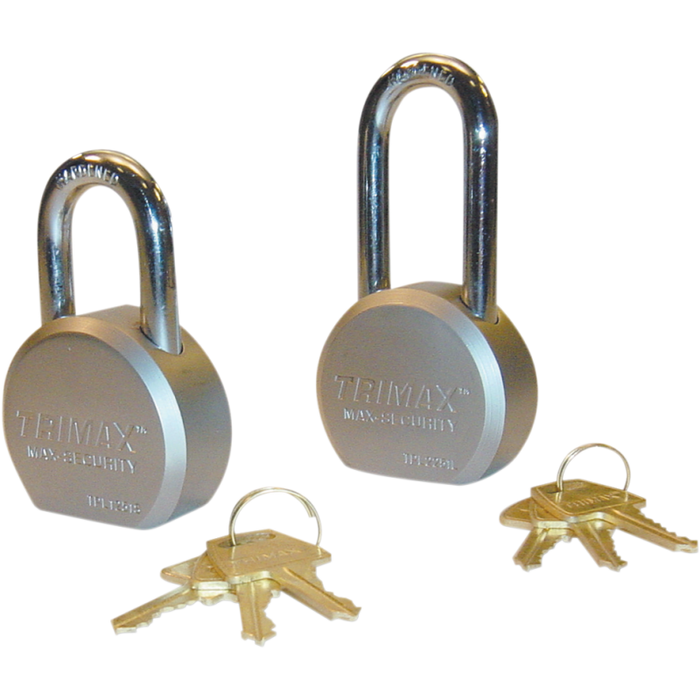 TRIMAX PADLOCK STEEL 1.25" White 3/4 Front - Driven Powersports