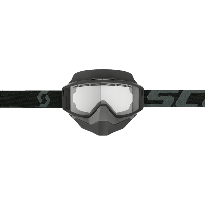 SCOTT USA SPLIT OTG SNOW CROSS Black Clear Front - Driven Powersports