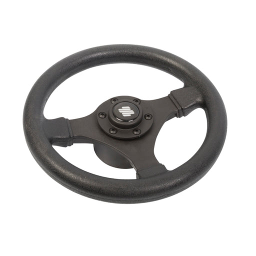 UFLEX STEERING WHEEL 11"BLACK 3 SPOKE (V45) - Driven Powersports