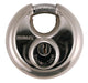 TRIMAX ROUND PAD LOCK 70MM SS W/SHACKLE 10MM (TRP170) - Driven Powersports