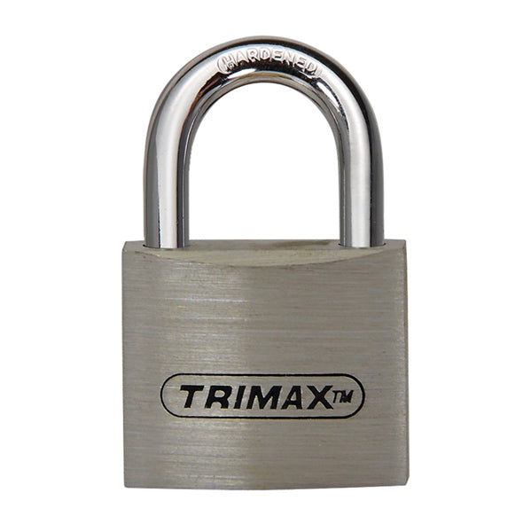 TRIMAX PADLOCK ALU 60X46MM W/CASE HARD STEEL (TPAL60) - Driven Powersports