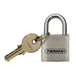 TRIMAX PADLOCK ALU 60X46MM W/CASE HARD STEEL (TPAL60) - Driven Powersports