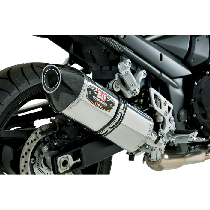 YOSHIMURA 07-16 GSF/GSX1250FA R77 SO SS/SS/CF Application Shot - Driven Powersports