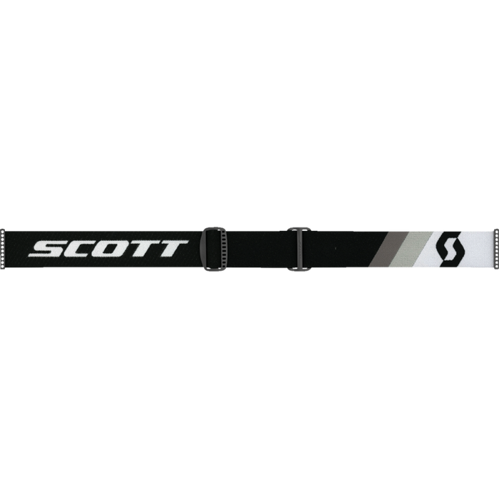 SCOTT USA FURY PREMIUM CLEAR WORKS Black/White Clear Back - Driven Powersports