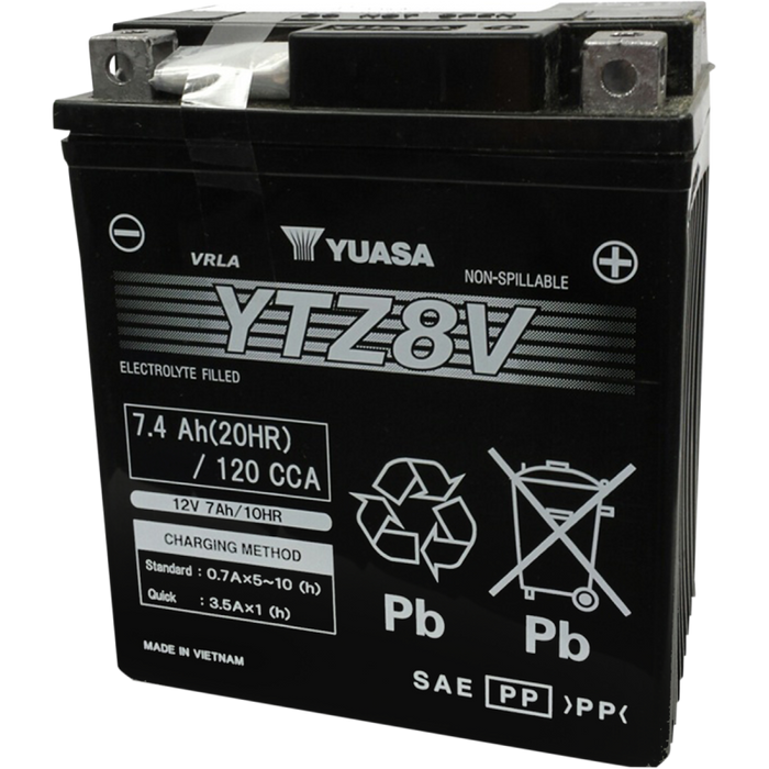 YUASA YTZ8V FACTORY ACTIVATED Front - Driven Powersports