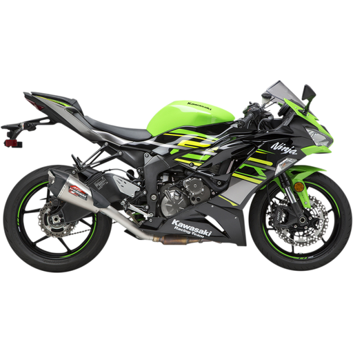 YOSHIMURA 19-23 ZX6R AT2 3/4 SS/SS/CF WF Application Shot - Driven Powersports