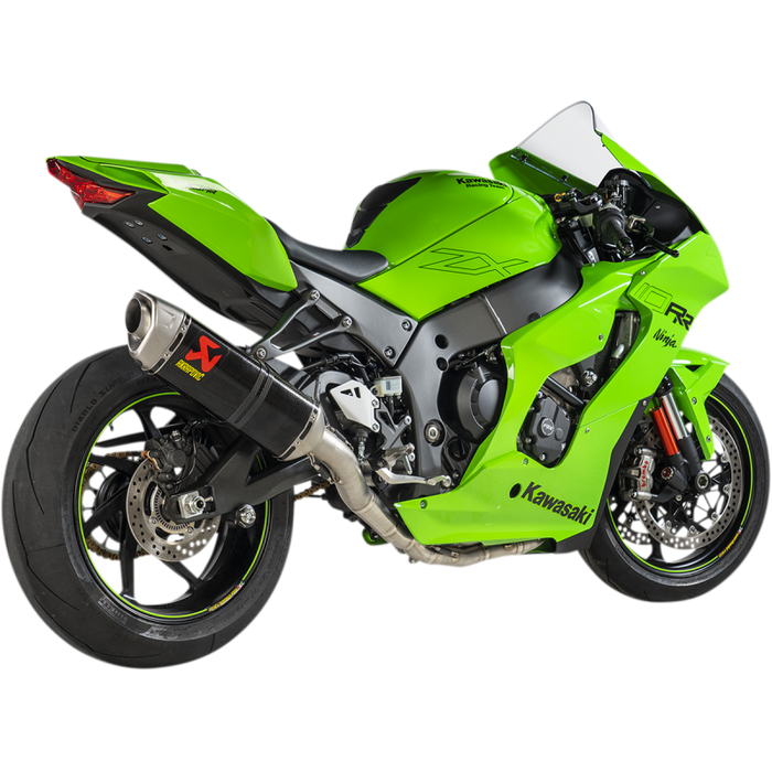 AKRAPOVIC 21-23 ZX-10R EVO FS TI/CF/TI Application Shot - Driven Powersports