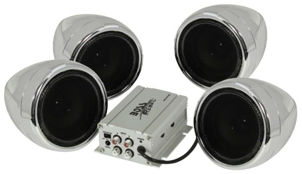 800W AUDIO SPEAKER & AMPLIFIER SYSTEM (MC470B) - Driven Powersports Inc.791489121859MC470B