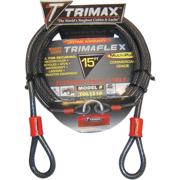 TRIMAX TDL1510 10MMX 15 FOOT CABLE Front - Driven Powersports