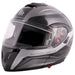 MT HELMETS ATOM SV HELMET - TARMAC - GREY (XS) Gloss Black/Green/Green XS - Driven Powersports