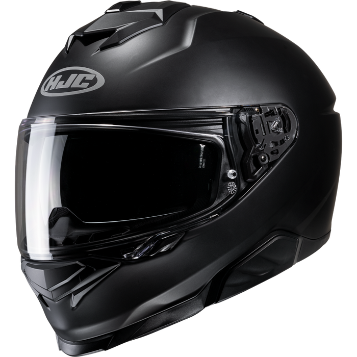 HJC i71 Semi Flat Black Front - Driven Powersports