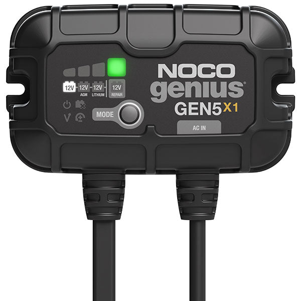 NOCO ON-BOARD BATTERY CHARGER, MAINTAINER & DESULFATOR 5 Amp - Driven Powersports