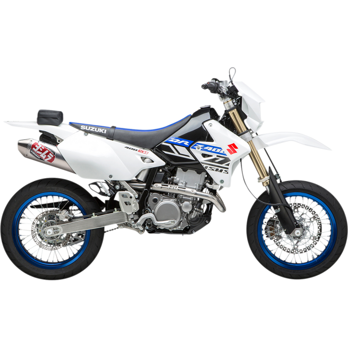 YOSHIMURA 00-23 DRZ400S/SM RS-2 FS SS/AL/SS Application Shot - Driven Powersports