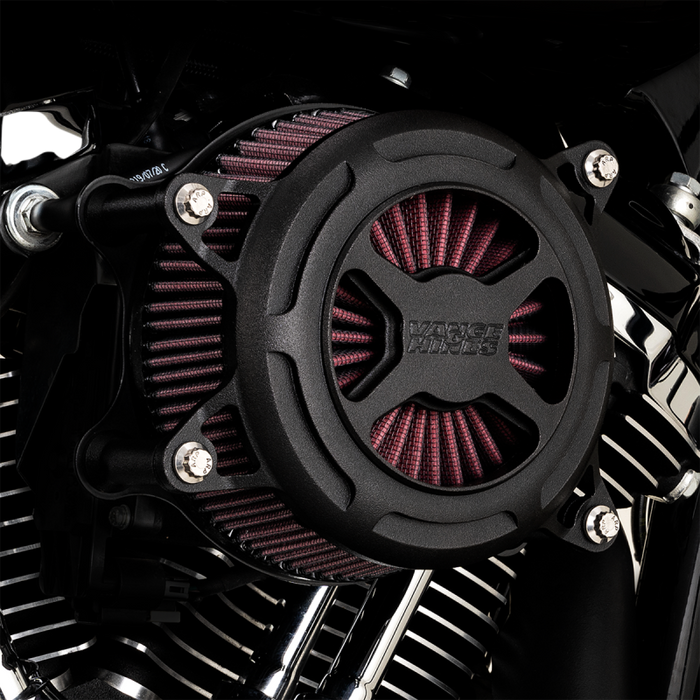 VANCE & HINES M8 AIRCLEANER VO2X BWKL Application Shot - Driven Powersports