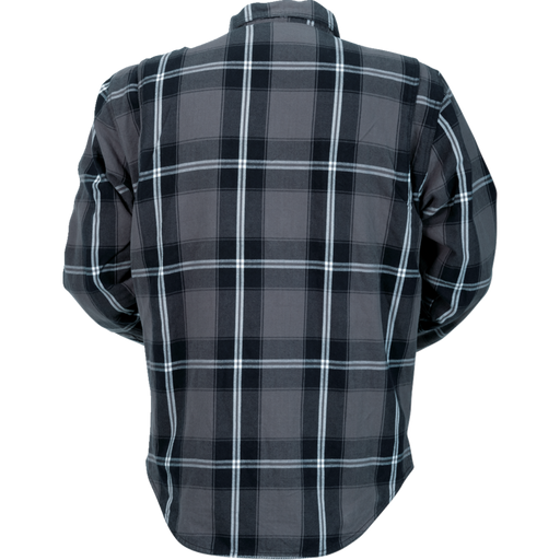 Z1R SHIRT FLANASHWOOD Gray Back - Driven Powersports