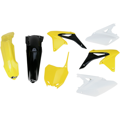 UFO BODY KIT RMZ250 2013 ORIGINAL COLOUR 3/4 Front - Driven Powersports