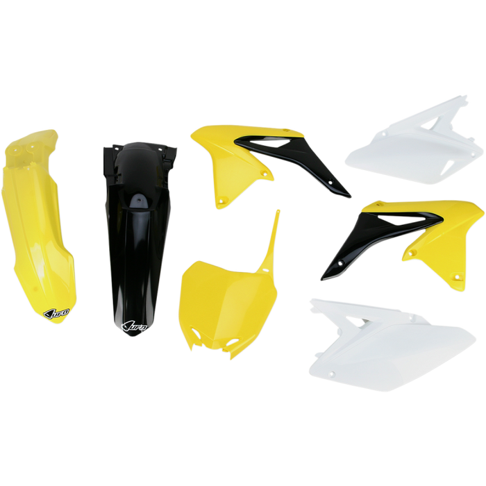 UFO BODY KIT RMZ250 2013 ORIGINAL COLOUR 3/4 Front - Driven Powersports