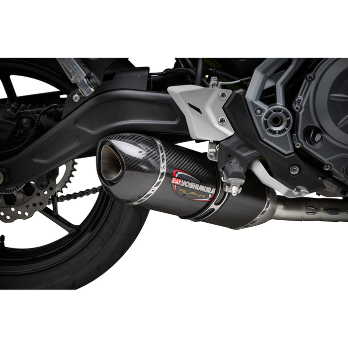 YOSHIMURA 17-23 Z650 ALPHA FS SS/CF/CF TIP WF Application Shot - Driven Powersports