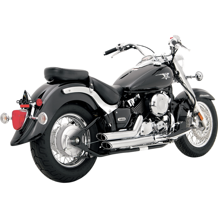 VANCE & HINES 06-10 XVS650 SHORTSHOTS 2:2 FS CHROME Application Shot - Driven Powersports