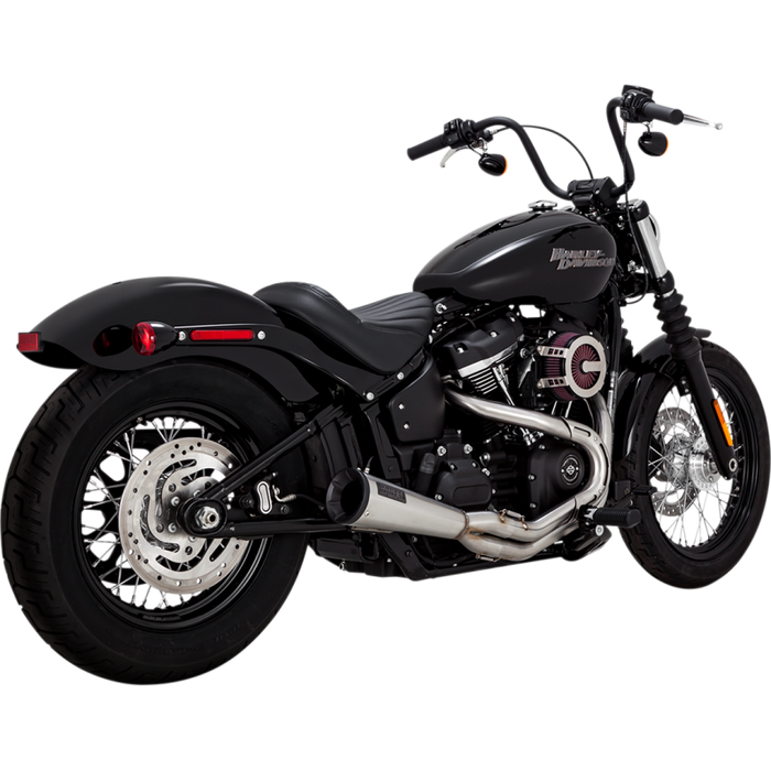 VANCE & HINES 18-21 SOFTAIL UPSWEEP 2:1 SS Application Shot - Driven Powersports