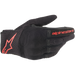 ALPINESTARS GLOVE Copper Black/Red Front - Driven Powersports