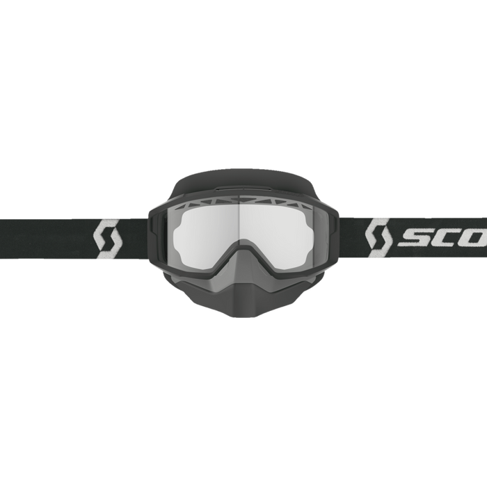 SCOTT USA SPLIT OTG SNOW CROSS Black/White Clear Front - Driven Powersports