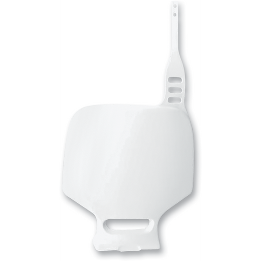 UFO YZ80/85 93-08 FRONT # PLATE YZ 91WHITE Front - Driven Powersports