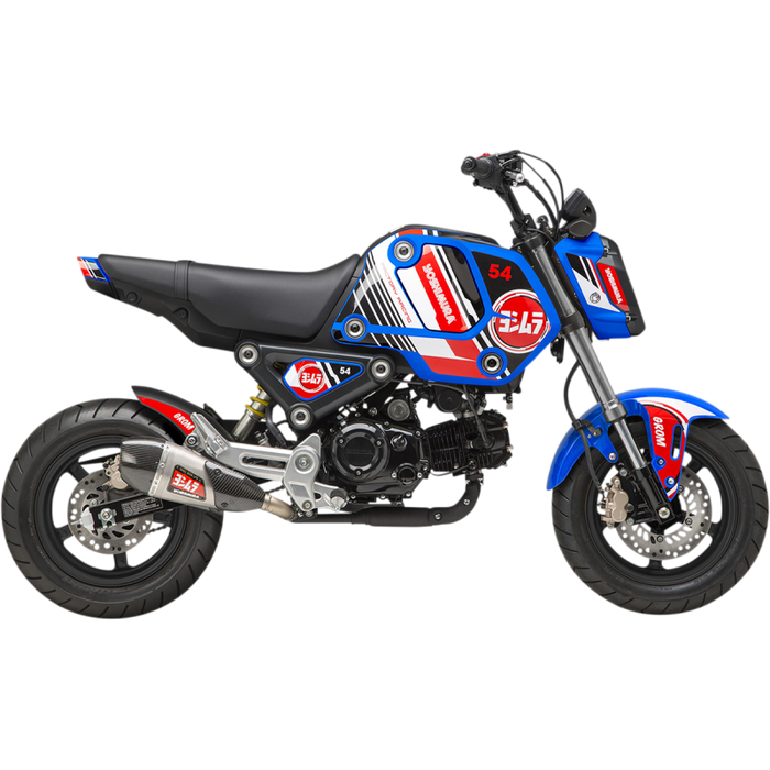 YOSHIMURA 22-23 GROM BULLSEYE GRAPHIC KIT Application Shot - Driven Powersports