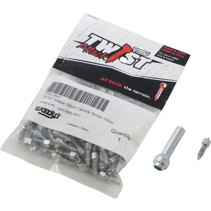 WOODY'S SCREWS TWIST 20MM 100PK Front - Driven Powersports