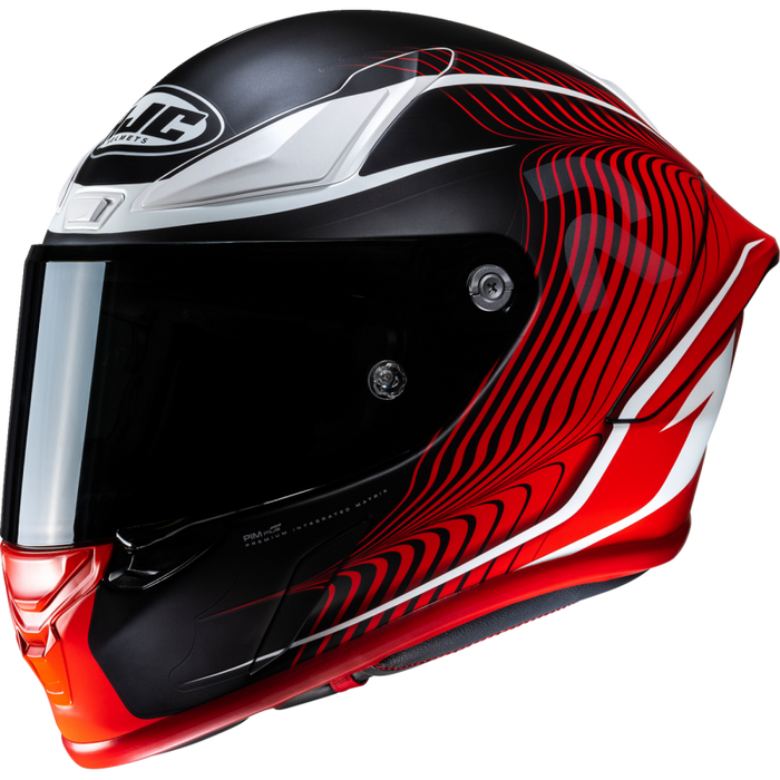 HJC RPHA 1 LOVIS Semi Flat Red/White Front - Driven Powersports