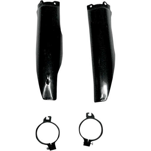 UFO KX125/250 04 FORK SLIDER PROTECTORS BLCK Other - Driven Powersports