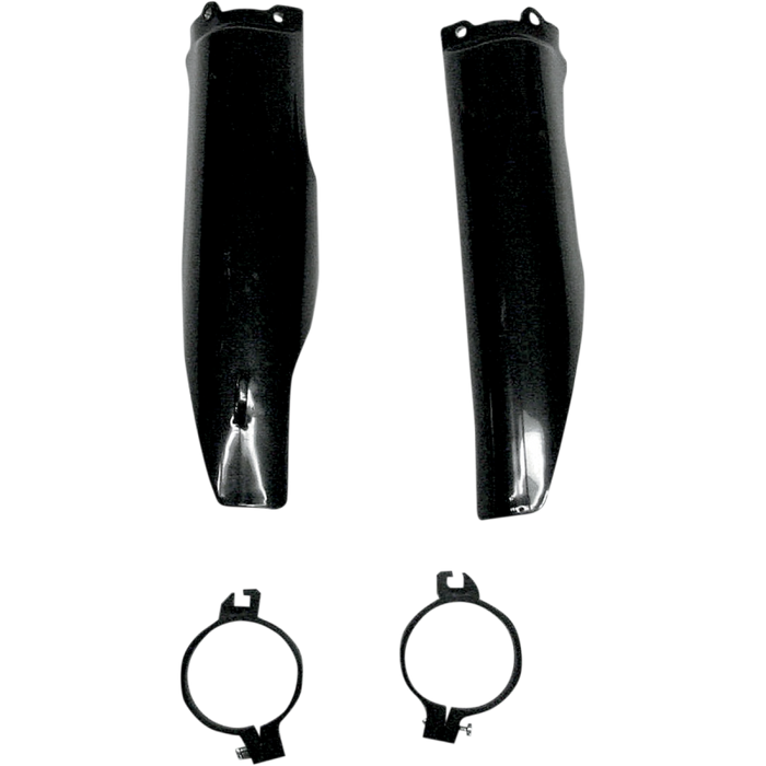 UFO KX125/250 04 FORK SLIDER PROTECTORS BLCK Other - Driven Powersports